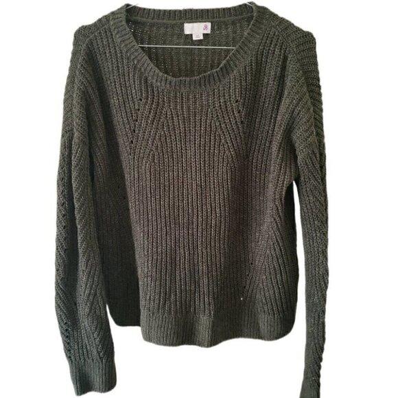 SO Soft Forest Green Long Sleeve Sweater - Picture 1 of 3